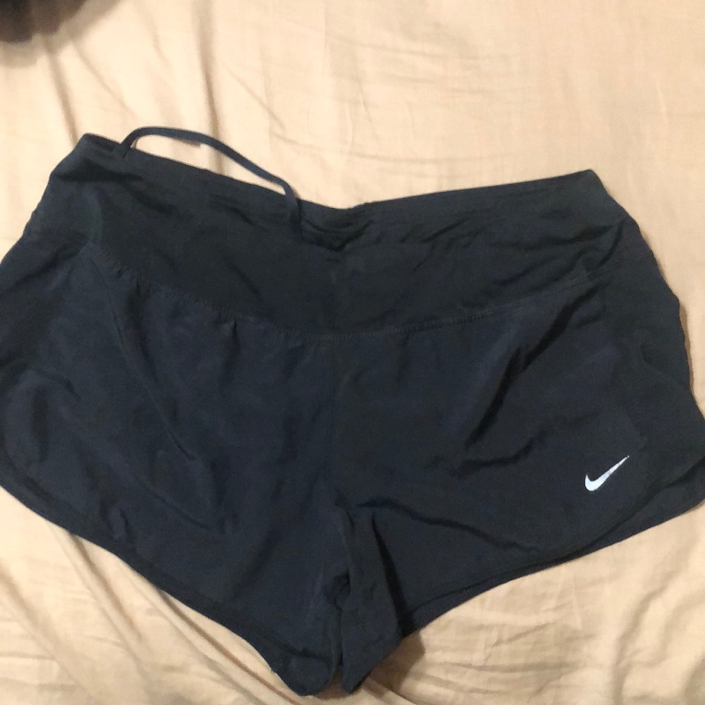 Nike size L dri fit track shorts